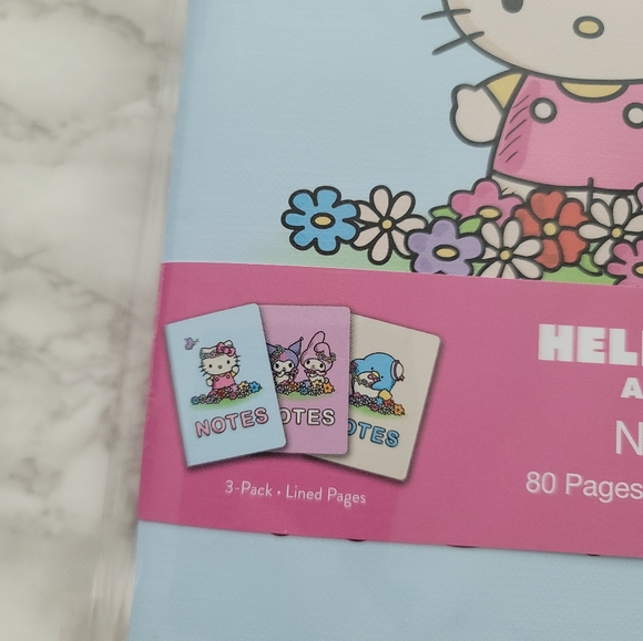 NEW 3 Pack Hello Kitty and Friends Notebooks - Picture 2 of 4